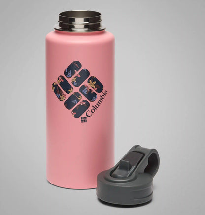 Stainless Steel Vacuum Bottle With Straw - 32 ounces