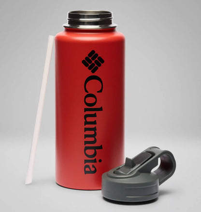 Stainless Steel Vacuum Bottle With Straw - 32 ounces