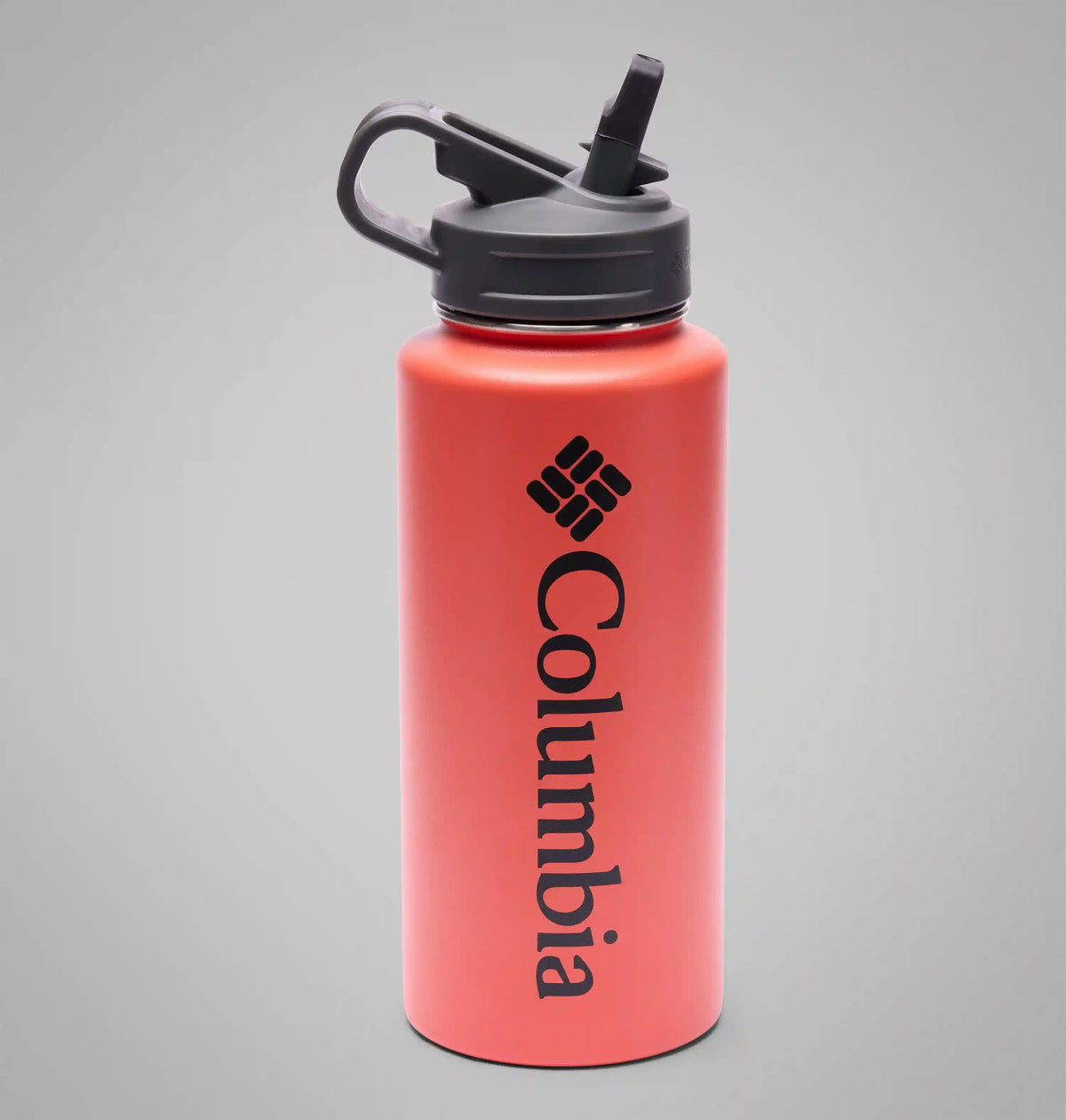 Stainless Steel Vacuum Bottle With Straw - 32 ounces