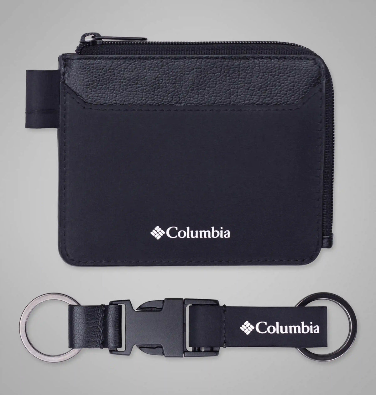 Half-Zip Wallet with Keychain