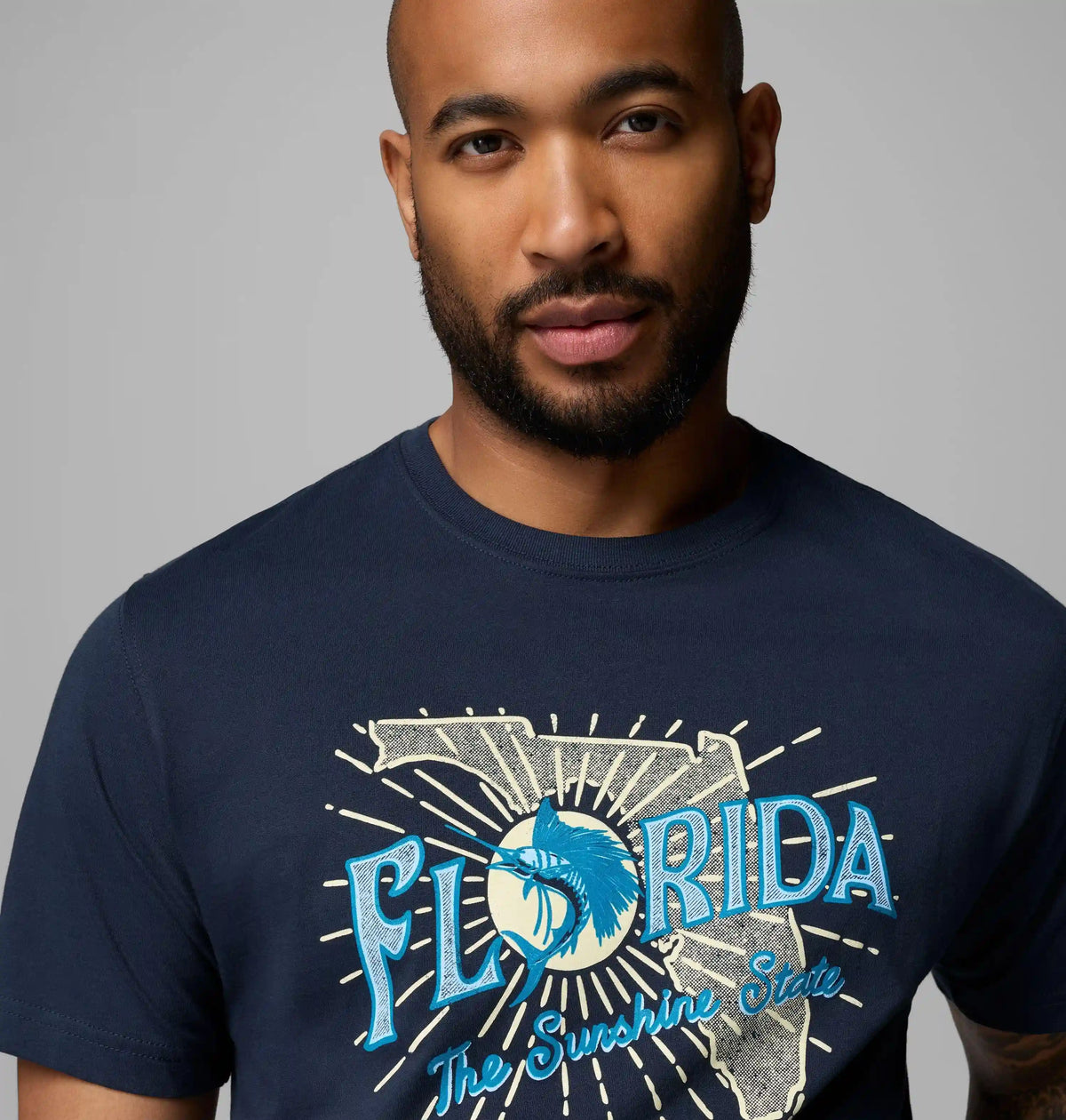 Men's Vacation Marlin FL PFG Short Sleeve T-Shirt