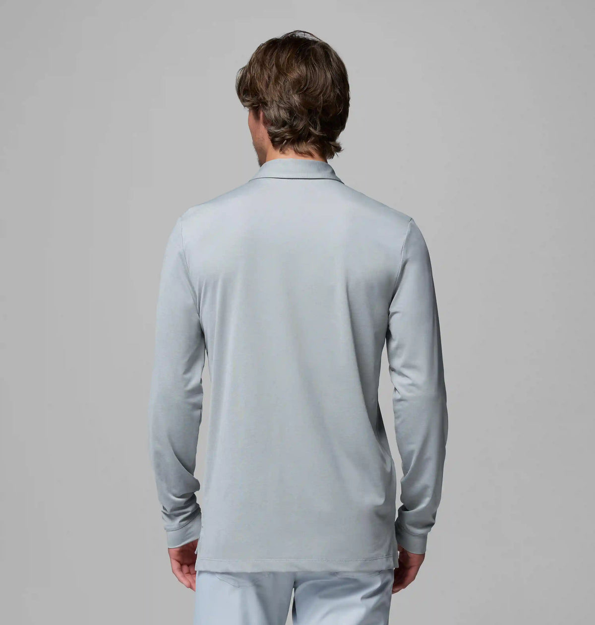 Men's Omni-Wick Pin High Long Sleeve Polo