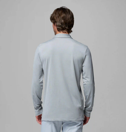 Men's Omni-Wick Pin High Long Sleeve Polo