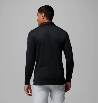 Men's Omni-Wick Pin High Long Sleeve Polo