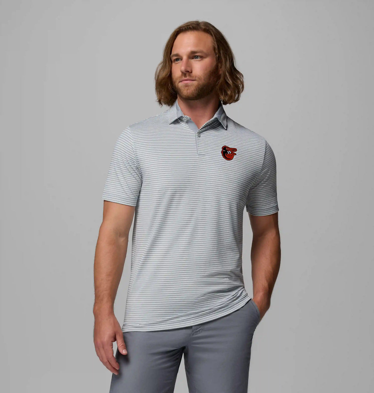 Men's Golden Hills Golf Polo - Baltimore Orioles