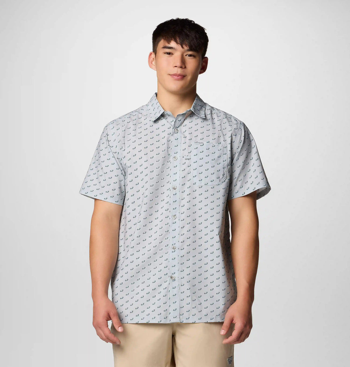 Men's PFG Super Slack Tide Short Sleeve Shirt - Philadelphia Eagles
