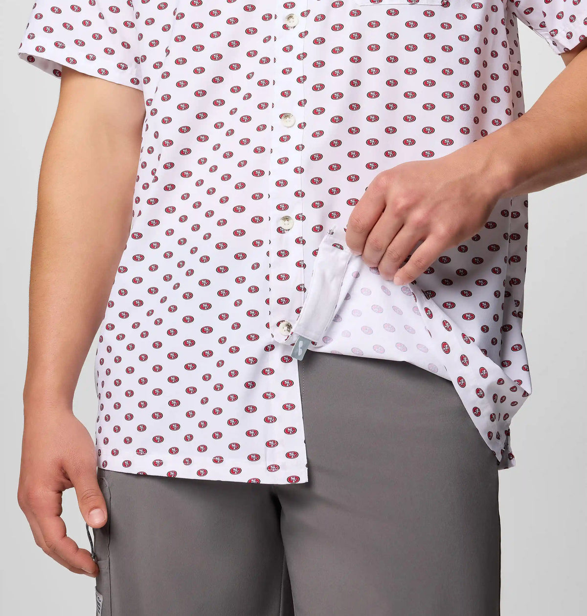 Men's PFG Super Slack Tide Short Sleeve Shirt - San Francisco 49ers