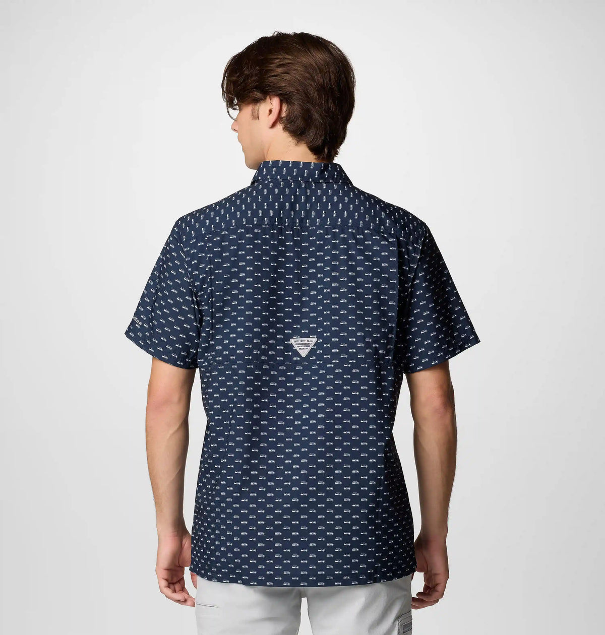 Men's PFG Super Slack Tide Short Sleeve Shirt - Seattle Seahawks