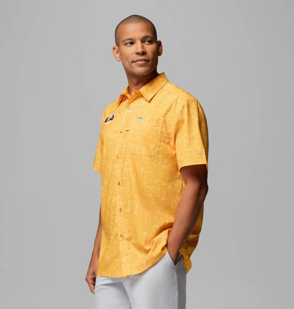 Men's PFG Super Slack Tide Short Sleeve Shirt - Los Angeles Rams