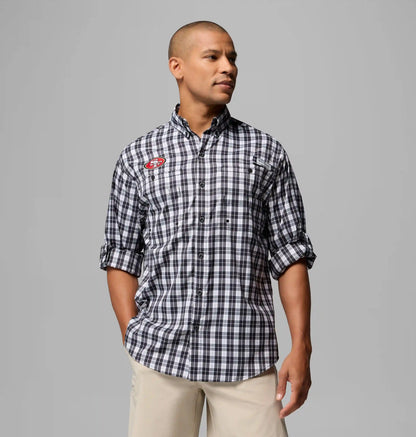 Men's PFG Super Tamiami Long Sleeve Shirt - San Francisco 49ers