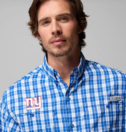 Men's PFG Super Tamiami Long Sleeve Shirt - New York Giants