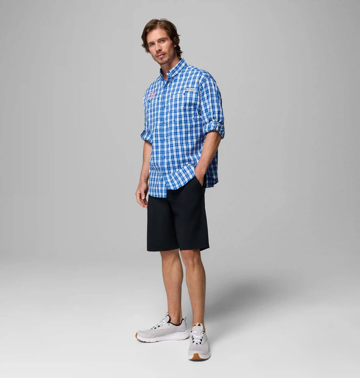 Men's PFG Super Tamiami Long Sleeve Shirt - New York Giants