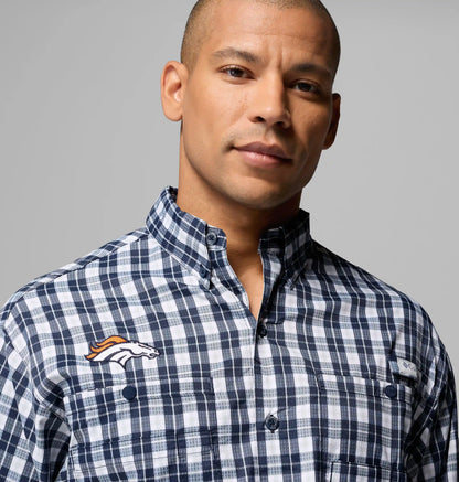 Men's PFG Super Tamiami Long Sleeve Shirt - Denver Broncos