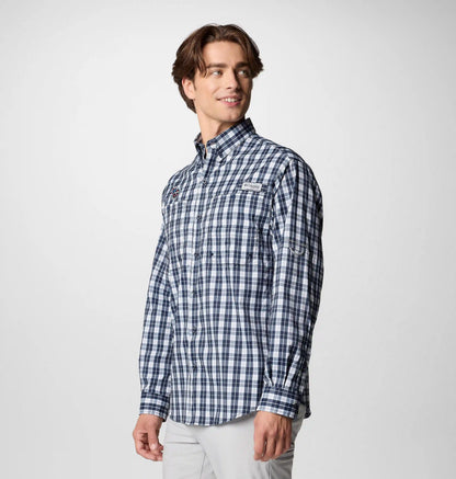 Men's PFG Super Tamiami Long Sleeve Shirt - Tennessee Titans