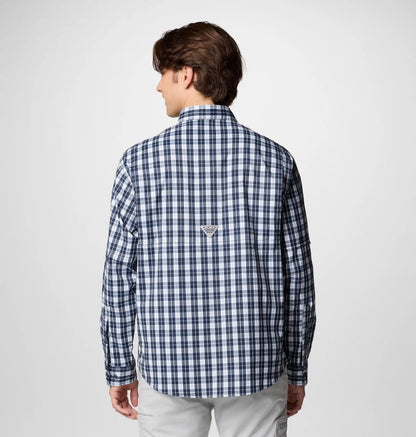 Men's PFG Super Tamiami Long Sleeve Shirt - Tennessee Titans