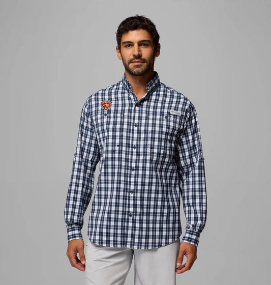 Men's PFG Super Tamiami Long Sleeve Shirt - Chicago Bears