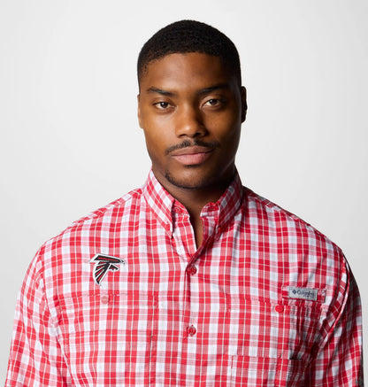 Men's PFG Super Tamiami Long Sleeve Shirt - Atlanta Falcons