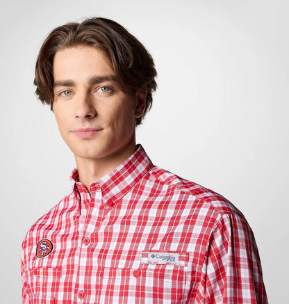 Men's PFG Super Tamiami Long Sleeve Shirt - San Francisco 49ers