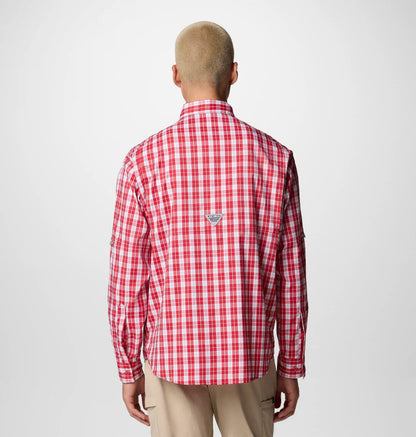 Men's PFG Super Tamiami Long Sleeve Shirt - Houston Texans