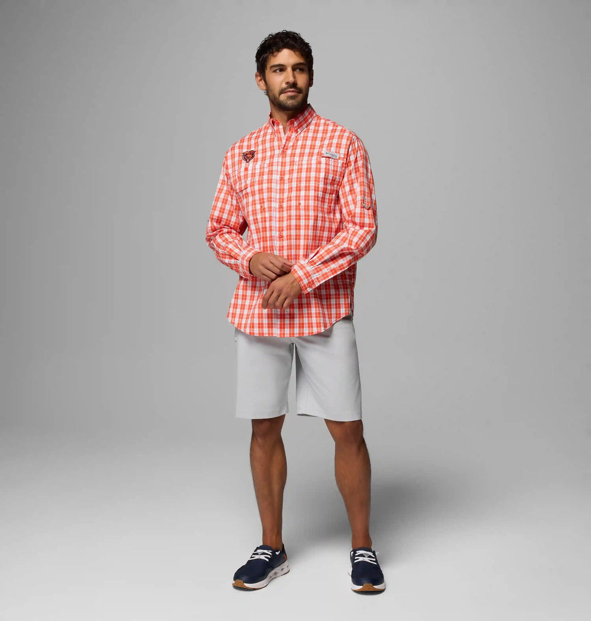 Men's PFG Super Tamiami Long Sleeve Shirt - Chicago Bears