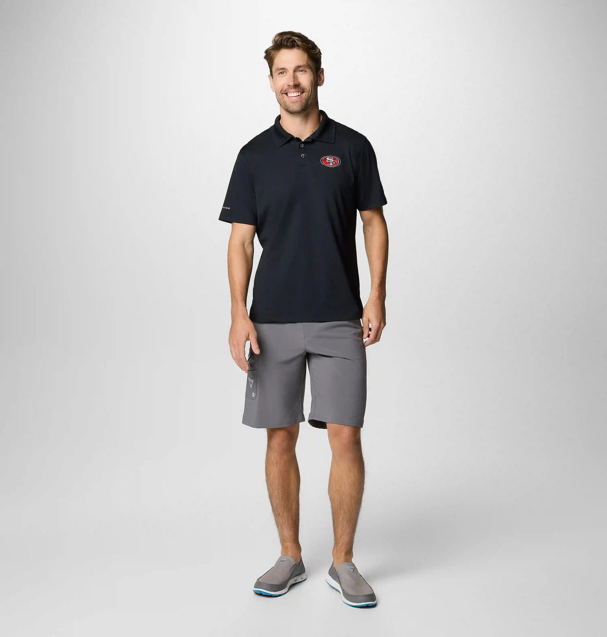 Men's PFG Low Drag Offshore Polo - San Francisco 49ers