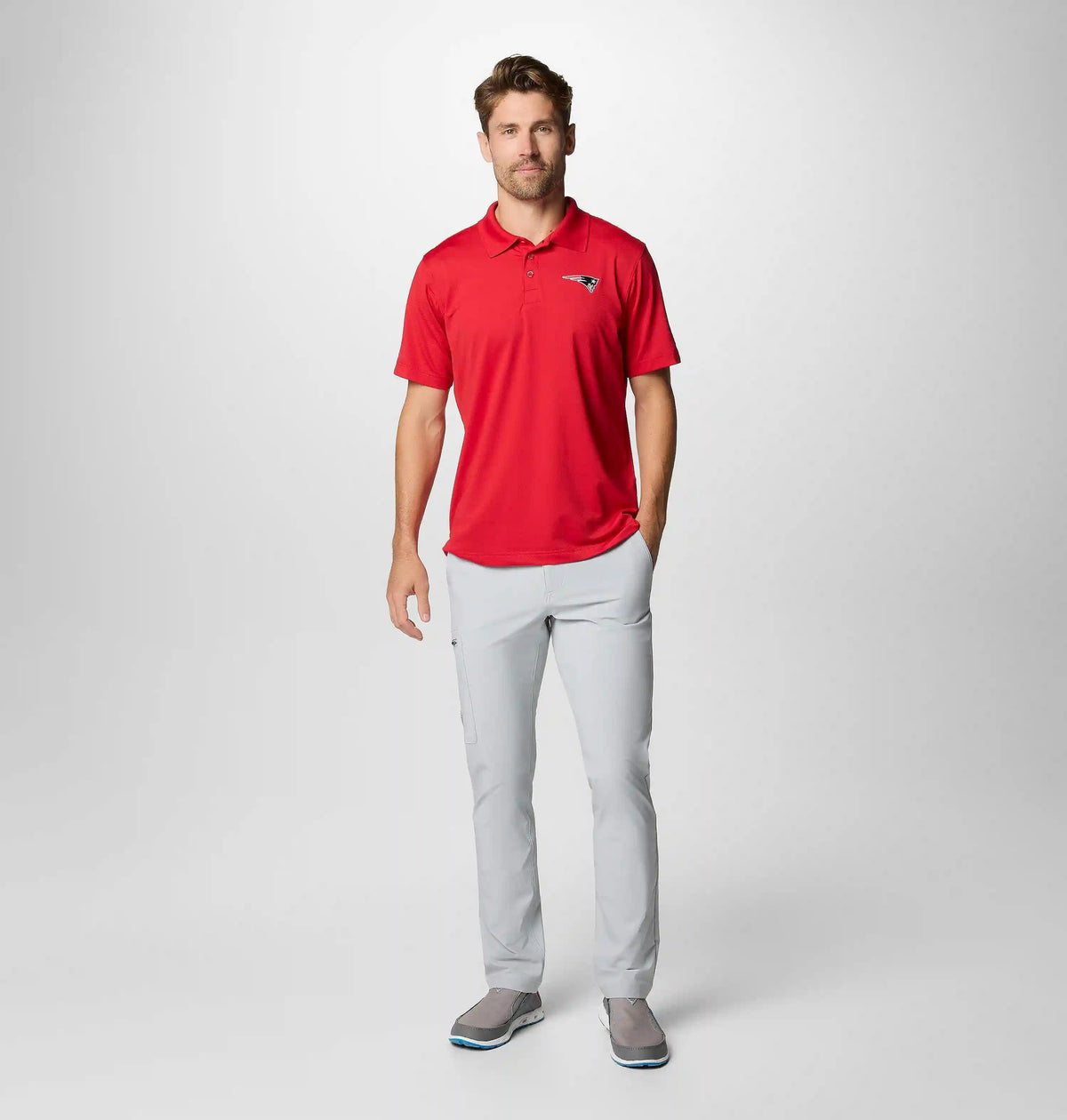 Men's PFG Low Drag Offshore Polo - New England Patriots