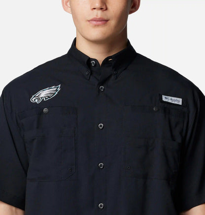Men's PFG Tamiami Short Sleeve Shirt - Philadelphia Eagles