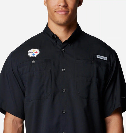 Men's PFG Tamiami Short Sleeve Shirt - Pittsburgh Steelers