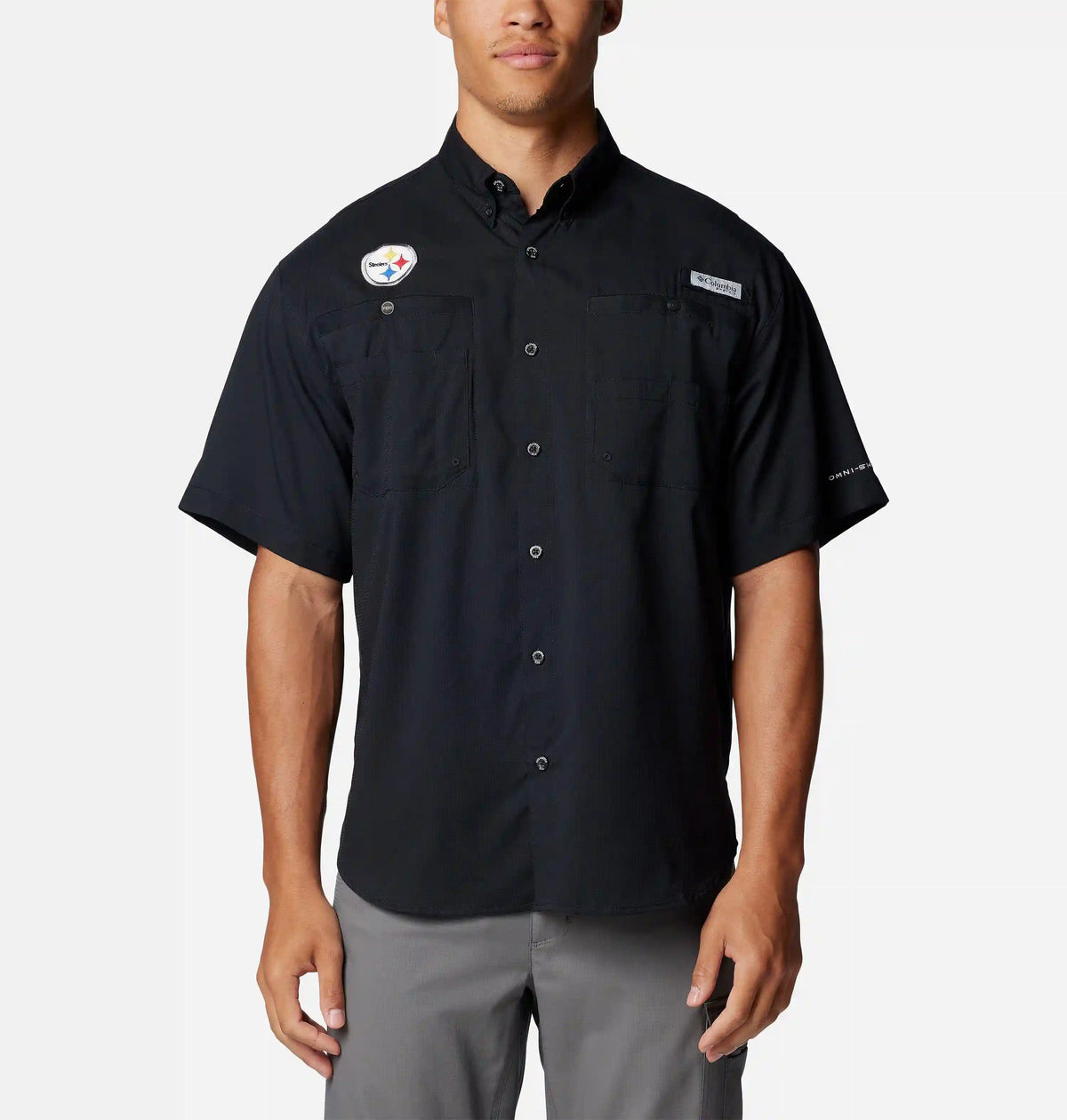 Men's PFG Tamiami Short Sleeve Shirt - Pittsburgh Steelers
