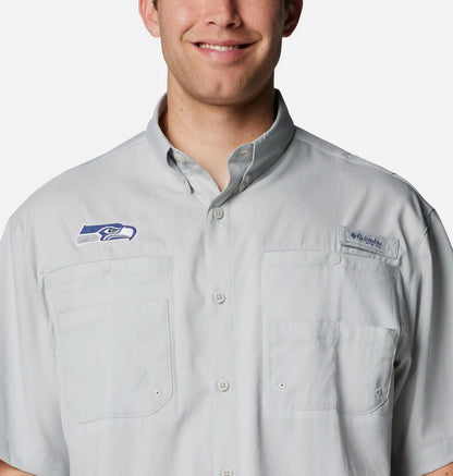 Men's PFG Tamiami Short Sleeve Shirt - Seattle Seahawks