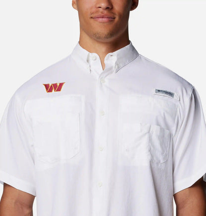 Men's PFG Tamiami Short Sleeve Shirt - Washington Commanders