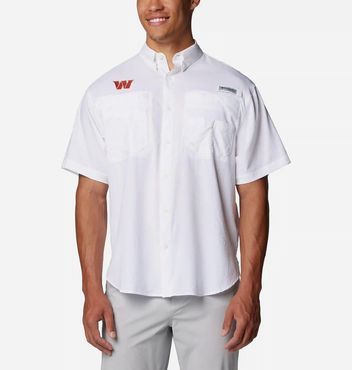 Men's PFG Tamiami Short Sleeve Shirt - Washington Commanders