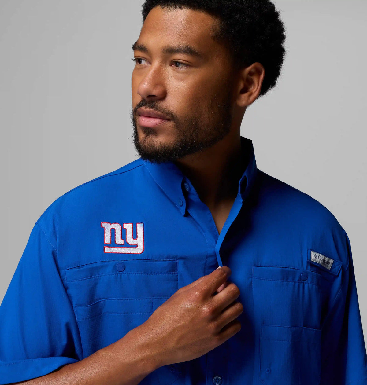 Men's PFG Tamiami Short Sleeve Shirt - New York Giants