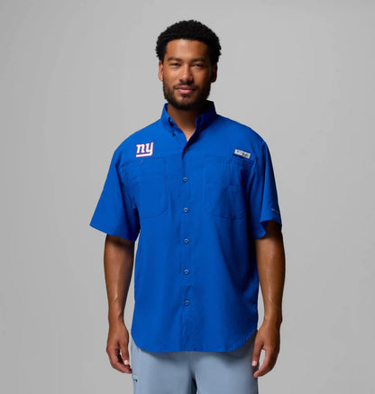 Men's PFG Tamiami Short Sleeve Shirt - New York Giants