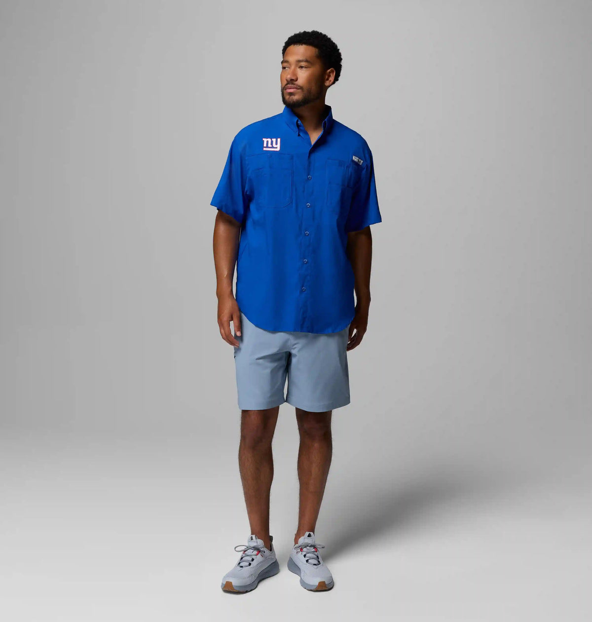 Men's PFG Tamiami Short Sleeve Shirt - New York Giants