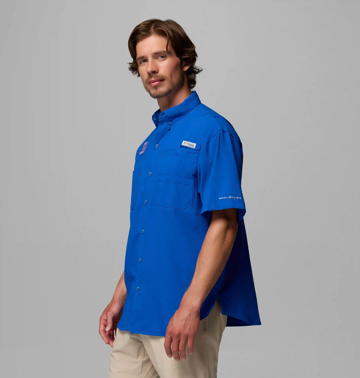 Men's PFG Tamiami Short Sleeve Shirt - New York Giants