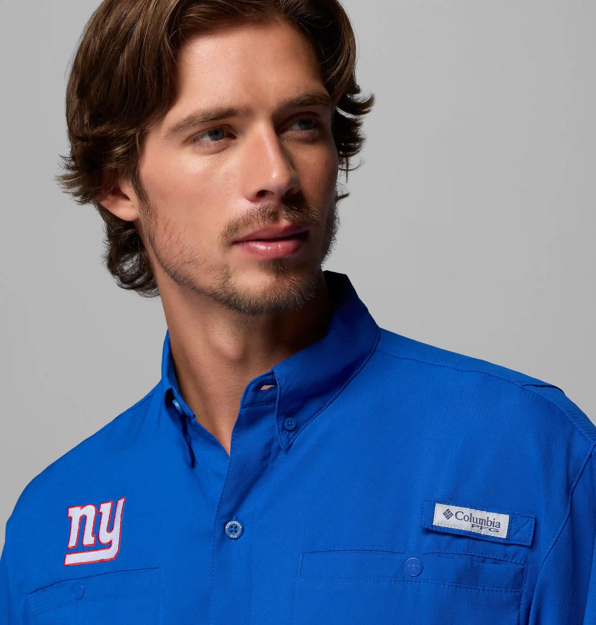 Men's PFG Tamiami Short Sleeve Shirt - New York Giants
