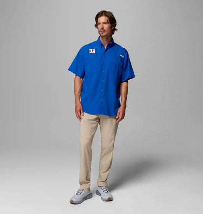 Men's PFG Tamiami Short Sleeve Shirt - New York Giants
