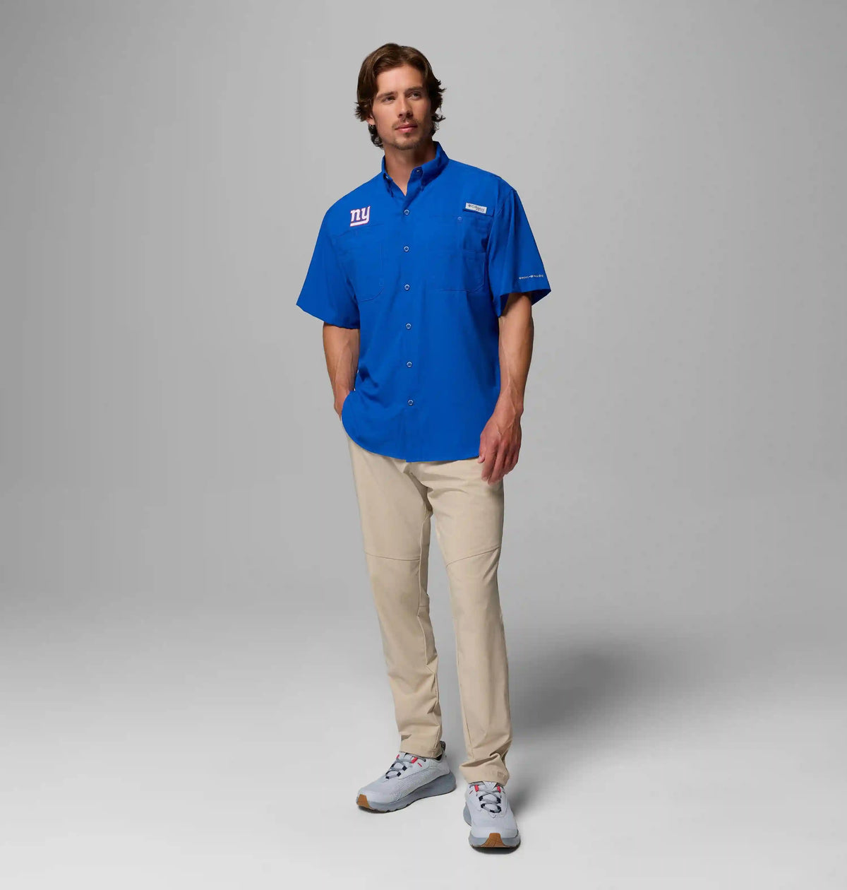 Men's PFG Tamiami Short Sleeve Shirt - New York Giants