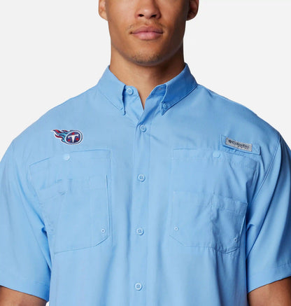 Men's PFG Tamiami Short Sleeve Shirt - Tennessee Titans