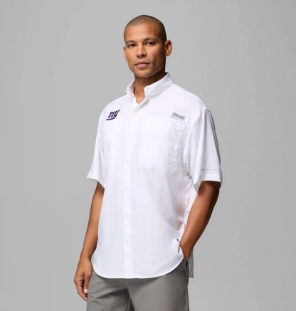 Men's PFG Tamiami Short Sleeve Shirt - New York Giants
