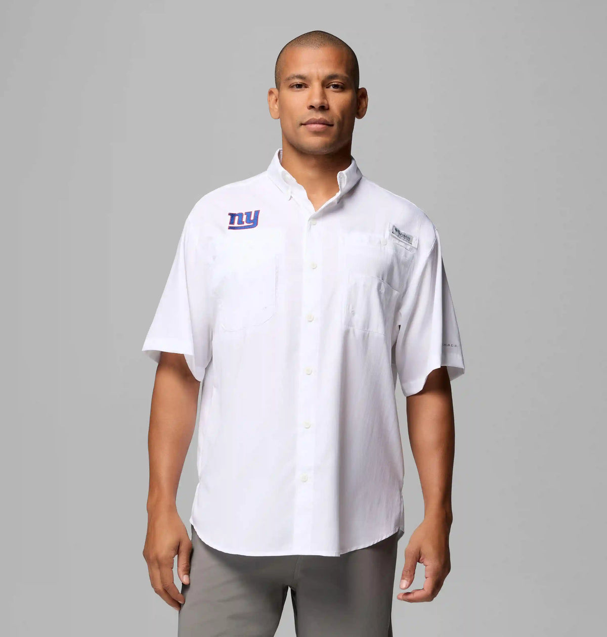 Men's PFG Tamiami Short Sleeve Shirt - New York Giants