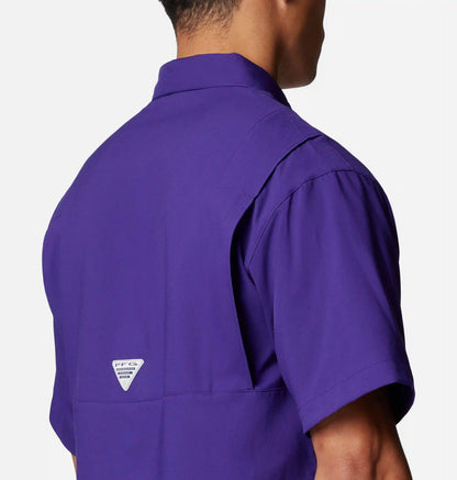 Men's PFG Tamiami Short Sleeve Shirt - Baltimore Ravens