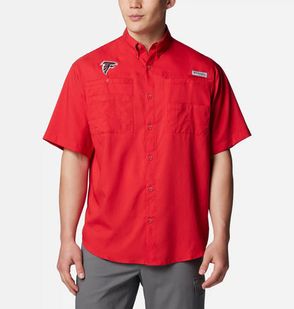 Men's PFG Tamiami Short Sleeve Shirt - Atlanta Falcons