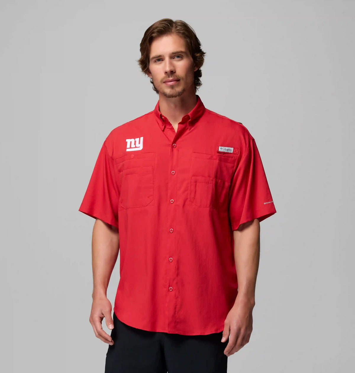 Men's PFG Tamiami Short Sleeve Shirt - New York Giants