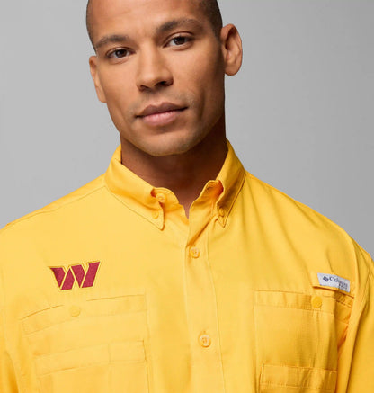 Men's PFG Tamiami Short Sleeve Shirt - Washington Commanders