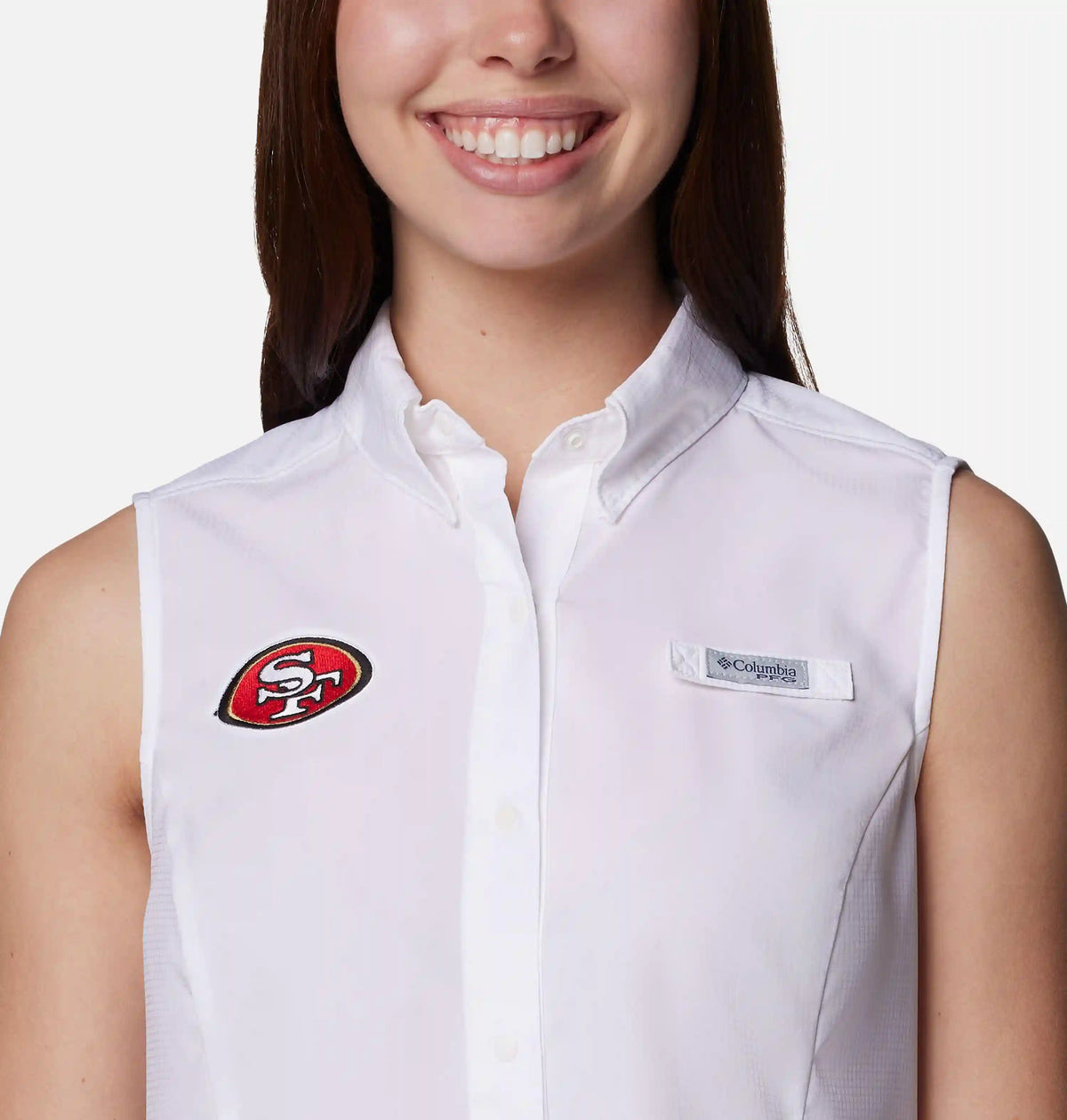 Women's PFG Tamiami Sleeveless Shirt - San Franscisco 49ers