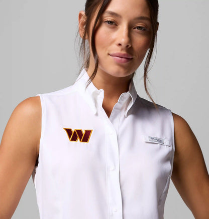 Women's PFG Tamiami Sleeveless Shirt - Washington Commanders