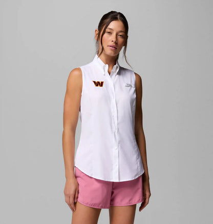 Women's PFG Tamiami Sleeveless Shirt - Washington Commanders