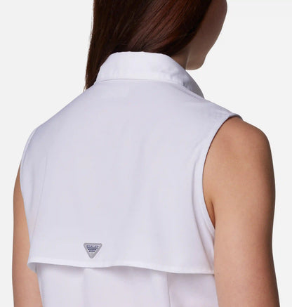 Women's PFG Tamiami Sleeveless Shirt - New England Patriots